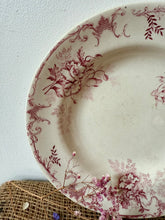 Load image into Gallery viewer, French Pink Transferware Plate
