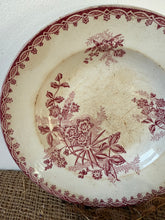 Load image into Gallery viewer, Well Loved French Pink Ironstone Plate
