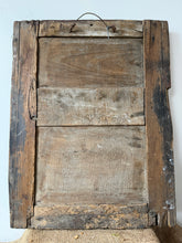 Load image into Gallery viewer, Antique French Wooden Gesso Foxed Mirror
