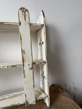 Load image into Gallery viewer, Gorgeous French Chippy White Painted Wooden Shelves
