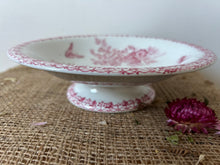 Load image into Gallery viewer, Pretty French Vintage Raised Ironstone Compote
