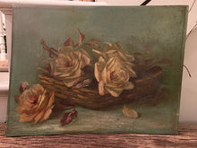 Load image into Gallery viewer, Gentle Roses Oil on Board
