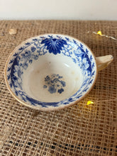 Load image into Gallery viewer, Pretty Blue and White Transferware Teacup
