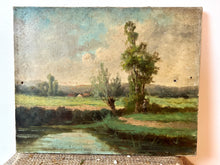 Load image into Gallery viewer, French Countryside Rural Scene Oil on Canvas
