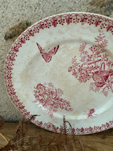 Load image into Gallery viewer, Buttery and Crazed Pink Ironstone Plate

