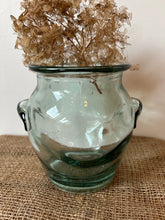 Load image into Gallery viewer, Large French Green Glass Confit Pot
