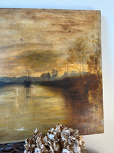 Load image into Gallery viewer, Large Vintage Atmospheric Oil on Canvas
