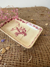 Load image into Gallery viewer, French Pink Ironstone Soap Dish

