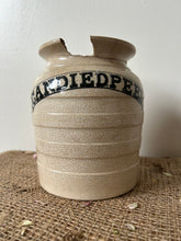 Load image into Gallery viewer, Worn &amp; Weathered Damaged Edwardian Candied Peel Storage Pot
