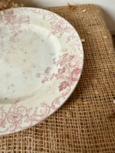 Load image into Gallery viewer, French Vintage Crazed and Mottled Pink Plate
