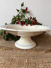 Load image into Gallery viewer, Blue and White Transferware Compote
