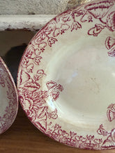 Load image into Gallery viewer, French Vintage Pink Transferware Dishes
