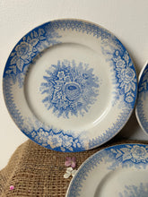 Load image into Gallery viewer, Pretty Blue French Sarreguimes Jardiniere Plates

