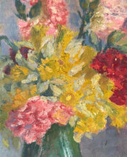 Load image into Gallery viewer, Very Pretty French Floral Oil Painting
