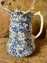 Load image into Gallery viewer, Gorgeous Blue and White Vintage Crazed Jug
