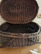 Load image into Gallery viewer, French Vintage Wicker Bressan Basket
