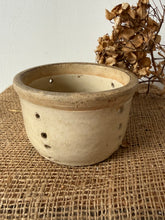 Load image into Gallery viewer, French Cream Stoneware Faisselle
