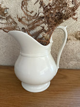 Load image into Gallery viewer, Simple French Crisp White Ironstone Jug
