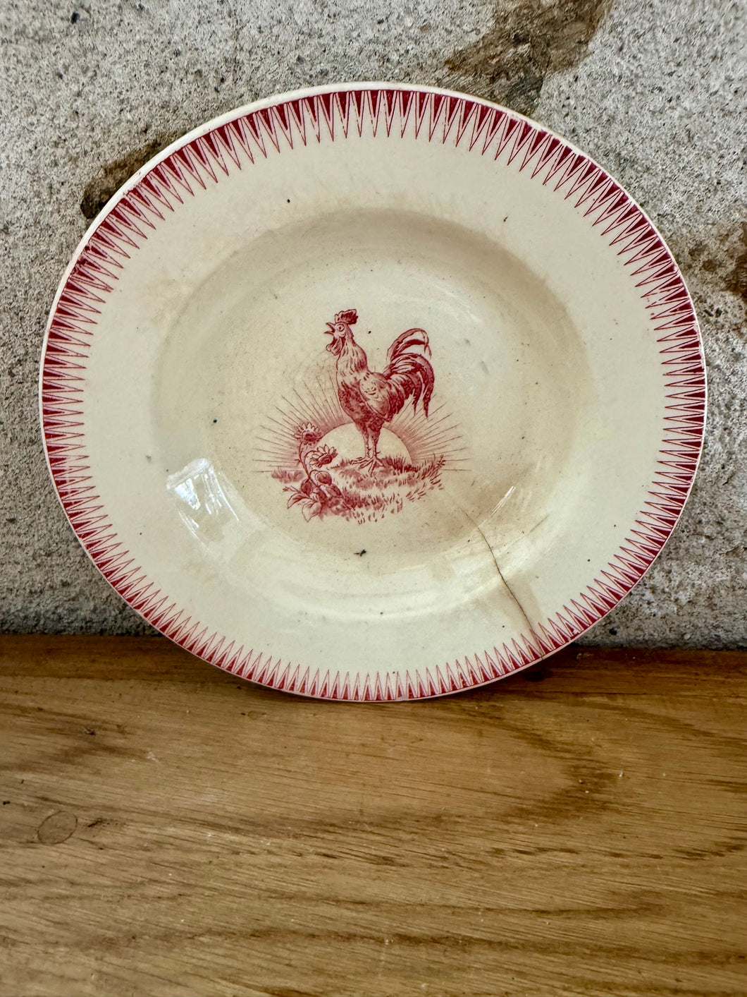 Fabulous French Cockerel Plate