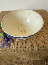 Load image into Gallery viewer, French Vintage Blue Floral Cafe au lait
