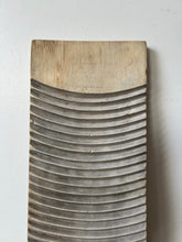 Load image into Gallery viewer, Bleached Wooden Vintage Washboard
