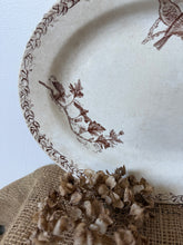 Load image into Gallery viewer, French Faience Bird Oval Platter
