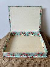 Load image into Gallery viewer, Pretty French Fabric Covered Box
