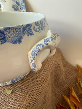 Load image into Gallery viewer, Large Blue Ironstone Soupiere
