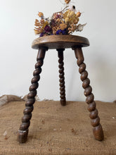 Load image into Gallery viewer, Gorgeous French Twisted Legged Stool
