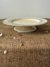 Load image into Gallery viewer, French Green Patterned Transferware Compote
