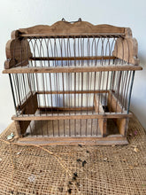 Load image into Gallery viewer, French Wire and Wood Bird Cage
