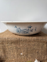 Load image into Gallery viewer, French Large Vintage Daisy Ironstone Bowl
