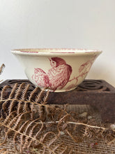 Load image into Gallery viewer, Pretty French Pinky Red Bowl
