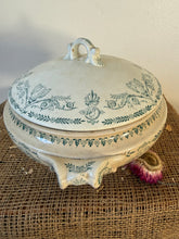 Load image into Gallery viewer, Completely Beautiful French Transferware Soupiere
