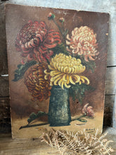 Load image into Gallery viewer, French Floral Oil on Board
