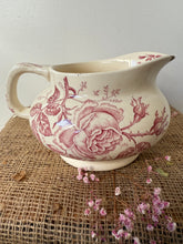 Load image into Gallery viewer, Gorgeous French Vintage Pink Rose Jug
