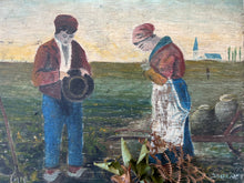 Load image into Gallery viewer, Beautiful French Harvest Oil on Board
