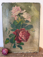 Load image into Gallery viewer, French Antique Roses Oil on Canvas
