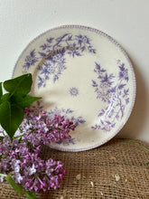 Load image into Gallery viewer, French Purply Transferware Plate
