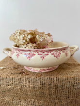 Load image into Gallery viewer, Lovely French Pink Transferware Soupiere
