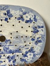 Load image into Gallery viewer, Fabulous Blue and White Ironstone Drainer
