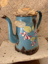Load image into Gallery viewer, Completely Weathered and Worn French Enamel Coffee Pot
