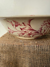 Load image into Gallery viewer, French Pink Transferware Wash Bowl
