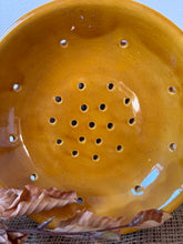 Load image into Gallery viewer, Beautiful Vintage Ochre Toned Berry Drainer
