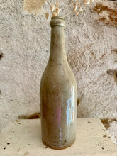 Load image into Gallery viewer, French Vintage Stoneware Cider Bottle
