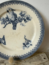 Load image into Gallery viewer, French Vintage Cockatoo Transferware Plate
