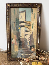 Load image into Gallery viewer, Gentle French Framed Painting Dated 1941
