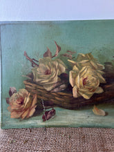 Load image into Gallery viewer, Gentle Roses Oil on Board
