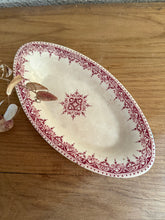 Load image into Gallery viewer, Pretty Pink Transferware French Ravier
