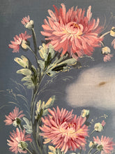 Load image into Gallery viewer, Pretty French Dahlias Oil on Fabric
